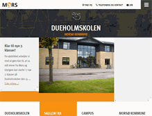 Tablet Screenshot of dueholmskolen.dk